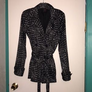 Alligator-print lightweight jacket